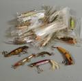 Thirty Mostly Vintage Fishing Lures