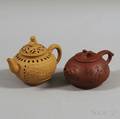 Two Yixing Teapots