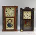 Two Mahogany Shelf Clocks