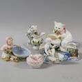 Six Porcelain Figures