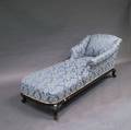 Victorian Carved and Stained Chaise Lounge