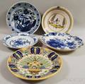 Five Dutch Delft Chargers
