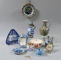 Eleven Dutch Ceramic Items