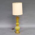 Yellow Glass Marbro Lamp