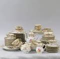 Schumann Floraldecorated Porcelain Partial Service