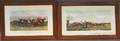 Two Handcolored Horseracing Engravings