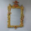 Chinese Chippendalestyle Gilt Pagoda Mirror