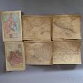 Six Unframed Engraved Maps of Russia