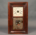 Mahogany Veneered Ogee Clock