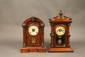 Welch Cary and Gilbert Keystone Rosewood Shelf Clocks