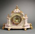Ansonia Royal Bonn La Champagne China Clock