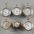 Six American Pocket Watches
