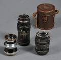 Three Schneider M39 Screw Mount Lenses