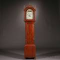 New England Mahogany Tall Clock