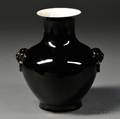 Mirror Black Vase