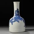 Blue and White Porcelain Bottle