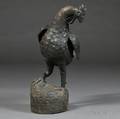 Large Bronze Sculpture of a Rooster