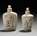 Two Ivory Snuff Bottles