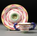 Canton Enamel Teacup and Saucer