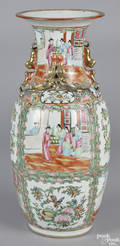 Chinese export porcelain famille rose vase late 19th c