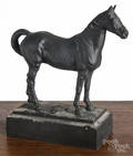 Cast iron horse doorstop