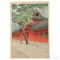Kawase Hasui 18831957 Sanno Shrine after Rain