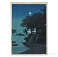 Kawase Hasui 18831957 Bentendo Shrine at Kakizaki Shimoda