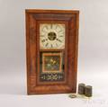 Terry  Andrews Mahogany Ogee Shelf Clock