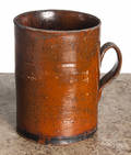 Pennsylvania redware mug
