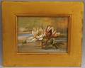 Attributed to Matilde Laverrerie Barreda American 18241917 White Lotus Flowers