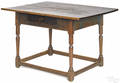 New England Pine tavern table late 18th c