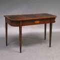 George III Inlaid Mahogany Console Table