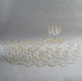 Approximately Fiftyone Pieces of Baccarat Giltrim Stemware