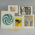Five Unframed Modern Works
