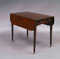 George III Inlaid Mahogany Pembroke Table