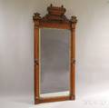 Renaissance Revival Walnut Pier Mirror
