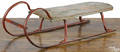 Miniature painted pine sled 19th c