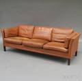 Midcentury Danish Leather Sofa