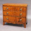 George III Inlaid Mahogany Chest of Drawers