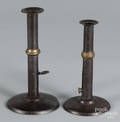 Two hogscraper candlesticks