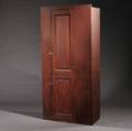 Shaker Pine Redpainted TwoDoor Cupboard