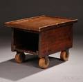 Shaker Yellow Pine and Maple Laundry Cart