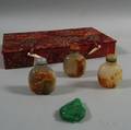 Four Chinese Stone Snuff Bottles