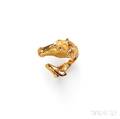18kt Gold Horse Ring