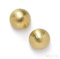 18kt Gold Earclips Paloma Picasso Tiffany  Co