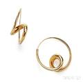 18kt Gold Earpendants Michael Good