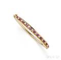 14kt Gold Ruby and Diamond Bracelet