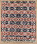 Jacquard coverlet