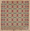 Pennsylvania jacquard coverlet
