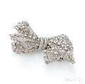 Platinum and Diamond Bow Gubelin